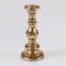 CANDLESTICK, POLYRESIN, GOLD, 9.2x9.2x20.3cm 752-26062