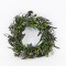 WREATH, PURPLE-GREEN-WHITE, 42x42x59cm 758-16011