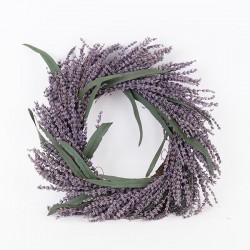 WREATH, WITH LAVENDER AND LAVENDER SCENT, PURPLE-GREEN, 42x42x59cm 758-16012
