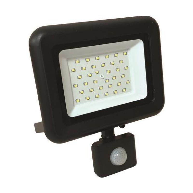 LED ПРОЖЕКТОР С ДАТЧИК ЗА ДВИЖЕНИЕ 30W ЧЕРЕН IP44 3000K LED ПРОЖЕКТОР С ДАТЧИК ЗА ДВИЖЕНИЕ 30W ЧЕРЕН IP44 3000K