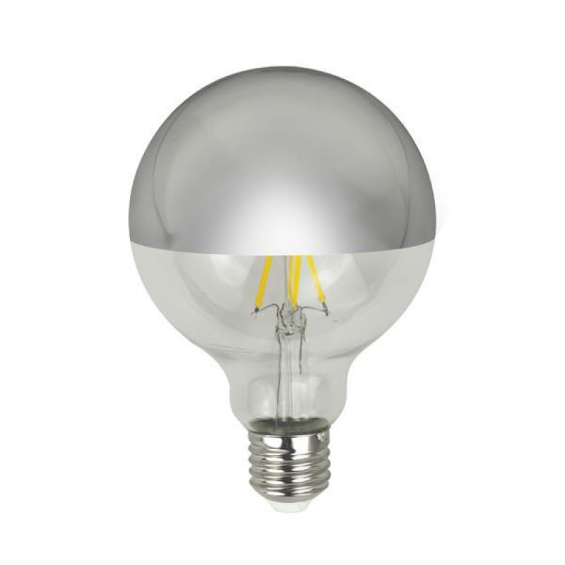 LED КРУШКА GLOBE G95 С КРЪСТАСАН ФИЛАМЕНТ 8W E27 3000K