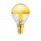 LED LAMP G45 CROSSED FILAMENT 6.5W E14 2700K 220-240V DIMMABLE GOLD MIRROR 147-78243
