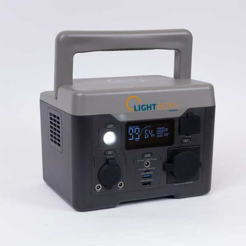 PORTABLE POWER STATION LIGHTBORN SYSTEMS  284,7Wh/350W 165-40002