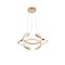 IGHT FIXTURES PENDANT LED 24W 3000Κ 1900lm 500x1200mm  ALUMINIUM GOLD ARTE ILLUMINA ORION 144-15055