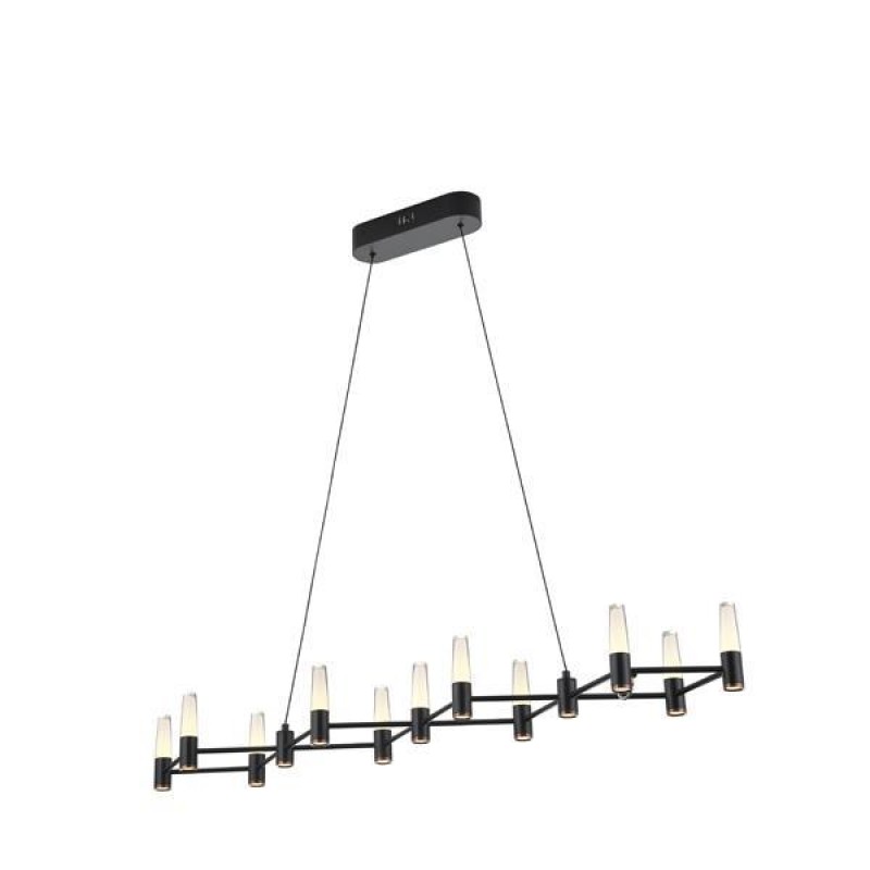 ПЕНДЕЛ VELAS 58W 3000K ЧЕРЕН ЗЛАТЕН