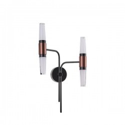 ПЕНДЕЛ VELAS 2X6W 3000K ЧЕРЕН/ЗЛАТЕН ПЕНДЕЛ VELAS 2X6W 3000K ЧЕРЕН/ЗЛАТЕН