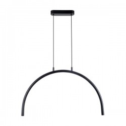 PENDANT LIGHT FIXTURES  5W 3000K 448lm 600x20 x330mm ALUMINIUM WITH METAL BLACK ARTE ILLUMINA APSIS 144-18030