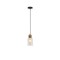 PENDANT LIGHT FIXTURE GLASS SIMPLE 1XE27 Max 15W100x1270mm BLACK ARTE ILLUMINA AURELIA 144-28505
