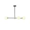 LIGHT PENDANT 3LIGHTS 3XG9 MAX 10W 850x570mm BLACK ARTE ILLUMINA ORBA 144-28509