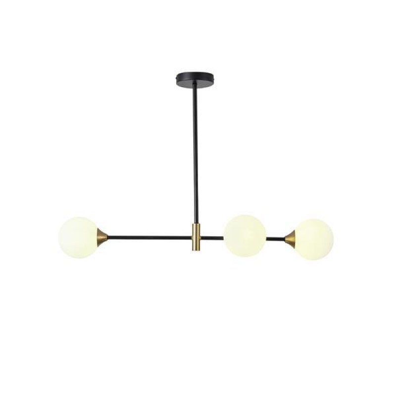 LIGHT PENDANT 3LIGHTS 3XG9 MAX 10W 850x570mm BLACK ARTE ILLUMINA ORBA 144-28509