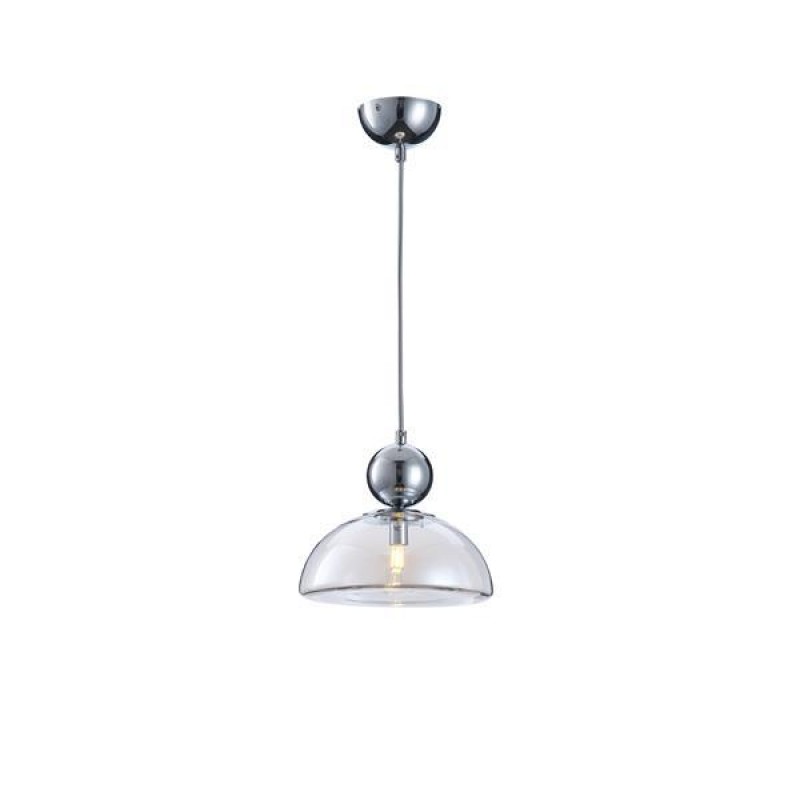 PENDANT LAMP G9 MAX 25W  230x1260mm PEARL GLASS CHROME ARTE ILLUMINA CLEAR 144-28522