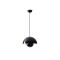 PENDANT LAMP METAL  1ΧE27  MAX 15W 300X1290mm GLOSSY BLACK, ARTE ILLUMINA JARDEN 144-28550
