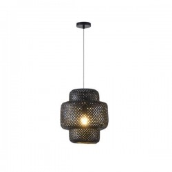 PENDANT LAMP BAMBOO 1XE27 MAX 15W 310X310X350mm BLACK ARTE ILLUMINA CALYPSO 144-33087 PENDANT LAMP BAMBOO 1XE27 MAX 15W 310X310X350mm BLACK ARTE ILLUMINA CALYPSO 144-33087
