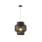 PENDANT LAMP BAMBOO 1XE27 MAX 15W 310X310X350mm BLACK ARTE ILLUMINA CALYPSO 144-33087