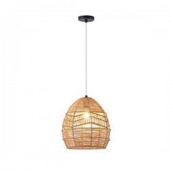 PENDANT LAMP BAMBOO BROWN 1XE27 MAX 15W 300X300X300mm ARTE ILLUMINA CALYPSO 144-33088 PENDANT LAMP BAMBOO BROWN 1XE27 MAX 15W 300X300X300mm ARTE ILLUMINA CALYPSO 144-33088