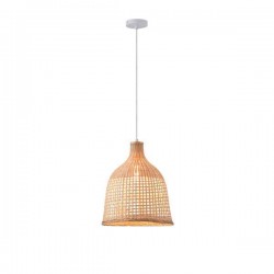 PENDANT LAMP BAMBOO 1XE27 400Χ400X270mm ARTE ILLUMINA CALYPSO 144-33096