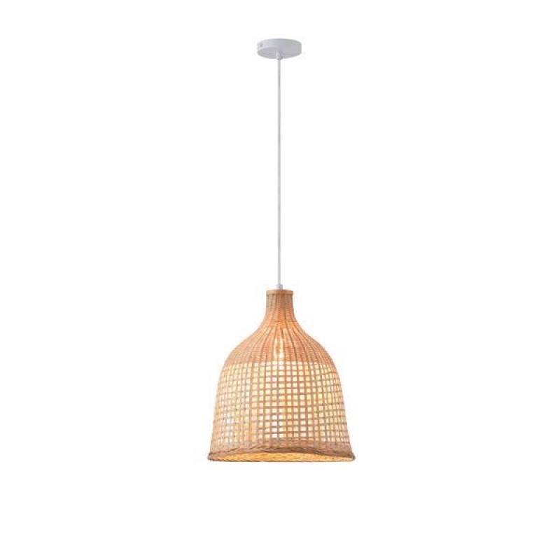 PENDANT LAMP BAMBOO 1XE27 400Χ400X270mm ARTE ILLUMINA CALYPSO 144-33096