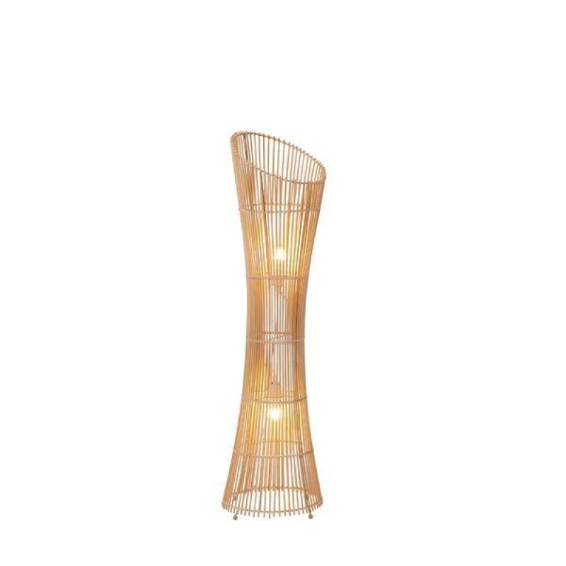 FLOOR LAMP BAMBOO 1XE27 MAX 15W 295X295X1180mm CALYPSO ARTE ILLUMINA CALYPSO 144-33099