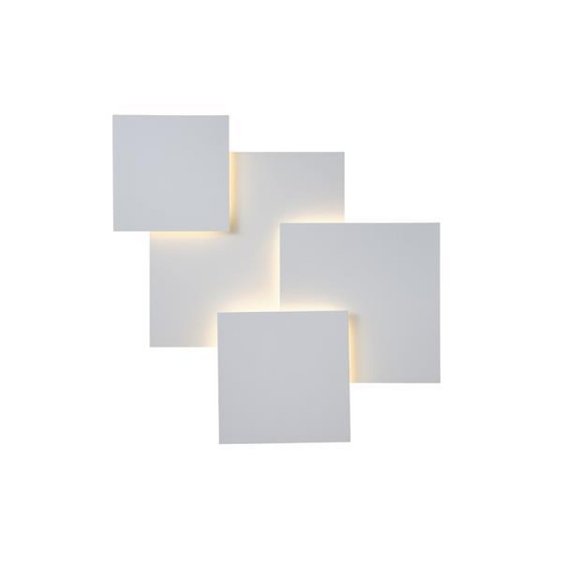 PENDANT LIGHT METAL LED 30W 2600Lm 3000Κ 550X550mm ΑΣΠΡΟ ARTE ILLUMINA THALIA 144-58025