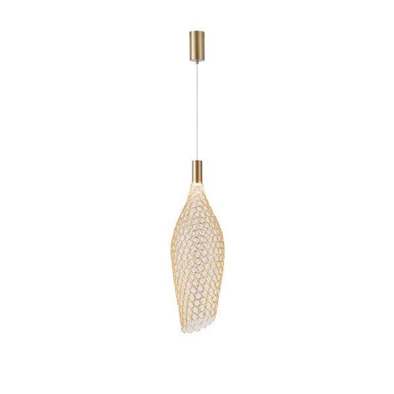 LIGHT FIXTURE STEEL GOLD LED 7,6W 3000K 780lm 200x1960mm METAL GOLD ARTE ILLUMINA PERFORATO 144-15061