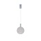 LIGHT FIXTURE STEEL OVAL GOLD LED 6,3W 3000Κ 648lm Φ250x1630mm METAL CHROME ARTE ILLUMINA PERFORATO 144-15070