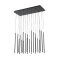 ПЕНДЕЛ ARTE ILLUMINA CASCADE 47W 3000K ЧЕРЕН