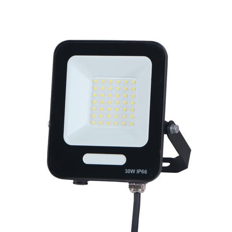 LED ПРОЖЕКТОР SMD 30W ЧЕРЕН IP66 4000K PLUS LED ПРОЖЕКТОР SMD 30W ЧЕРЕН IP66 4000K PLUS