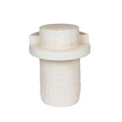 SIDE TABLE, MGO, WHITE, 45x45x54 cm 810-00003