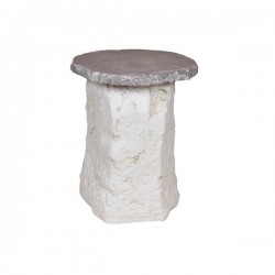 SIDE TABLE, MGO, GREY, 43x43x47.5 cm 810-00011 SIDE TABLE, MGO, GREY, 43x43x47.5 cm 810-00011