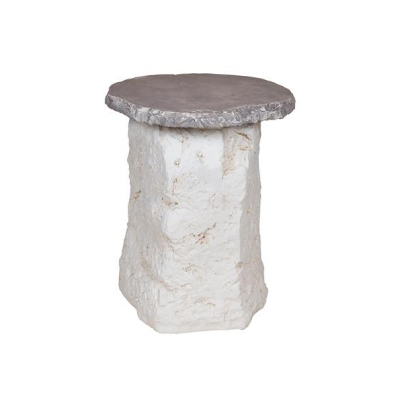 SIDE TABLE, MGO, GREY, 43x43x47.5 cm 810-00011