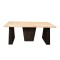 TABLE, WOODEN-MDF, BLACK-NATURAL, 180x90x75cm 810-00014