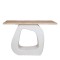 TABLE, WOODEN-MDF, WHITE-NATURAL, 120x38x82cm 810-00015