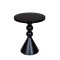 SIDE TABLE, METALIC, BLACK, 40x40x48cm 810-00032