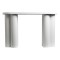 TABLE, WOOD, BLACK-WHITE, 120x40x75cm 810-00045