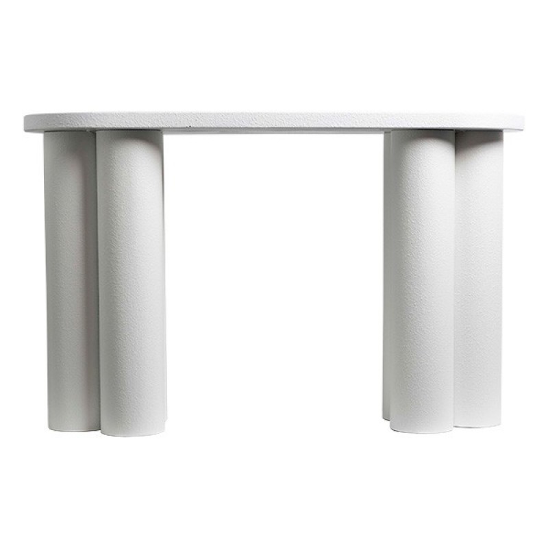 TABLE, WOOD, BLACK-WHITE, 120x40x75cm 810-00045