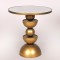 BASE SIDE TABLE, METAL, GOLD, 45X45X50cm 810-00074B