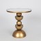 BASE SIDE TABLE, METAL, GOLD, 40X40X45cm 810-00075B