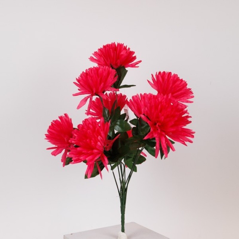 CHRYSANTHEMUM BOUQUET, PINK FUCHSIA, 40cm 816-10001