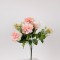 CARNATION-LILY BOUQUET, PINK-PURPLE-SALMON, 46cm 816-10006