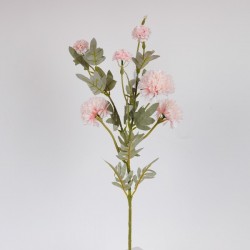 FLOWER/BRANCH, CHRYSANTHEMUM BALL, PINK, 77cm 816-20010