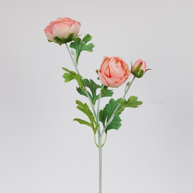 FLOWER/BRANCH, LOTUS, SALMON, cm 816-20012