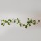 LIGHTED GARLAND WITH GREEN LEAVES 150cm, 16 WARM WHITE MINI LEDS, BATTERY BOX 2xAA, LEAD WIRE 30cm, IP20 816-30002