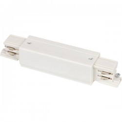 CONJUCTION RAIL UNIVERSAL 4 LINES STRAIGHT WITH POWER SUPPLY WHITE 145-59106