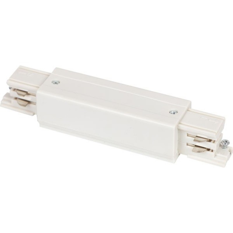 CONJUCTION RAIL UNIVERSAL 4 LINES STRAIGHT WITH POWER SUPPLY WHITE 145-59106