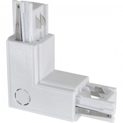CONJUCTION RAIL OUTSIDE 4 LINES ANGLE 90⁰ WITH POWER SUPPLY WHITE 145-59114 CONJUCTION RAIL OUTSIDE 4 LINES ANGLE 90⁰ WITH POWER SUPPLY WHITE 145-59114