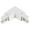 CONJUCTION RAIL INSIDE 4 LINES ANGLE 90⁰ WITH POWER SUPPLY WHITE 145-59115