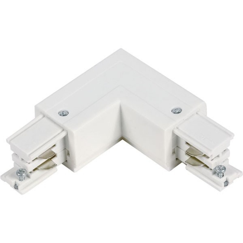 CONJUCTION RAIL INSIDE 4 LINES ANGLE 90⁰ WITH POWER SUPPLY WHITE 145-59115