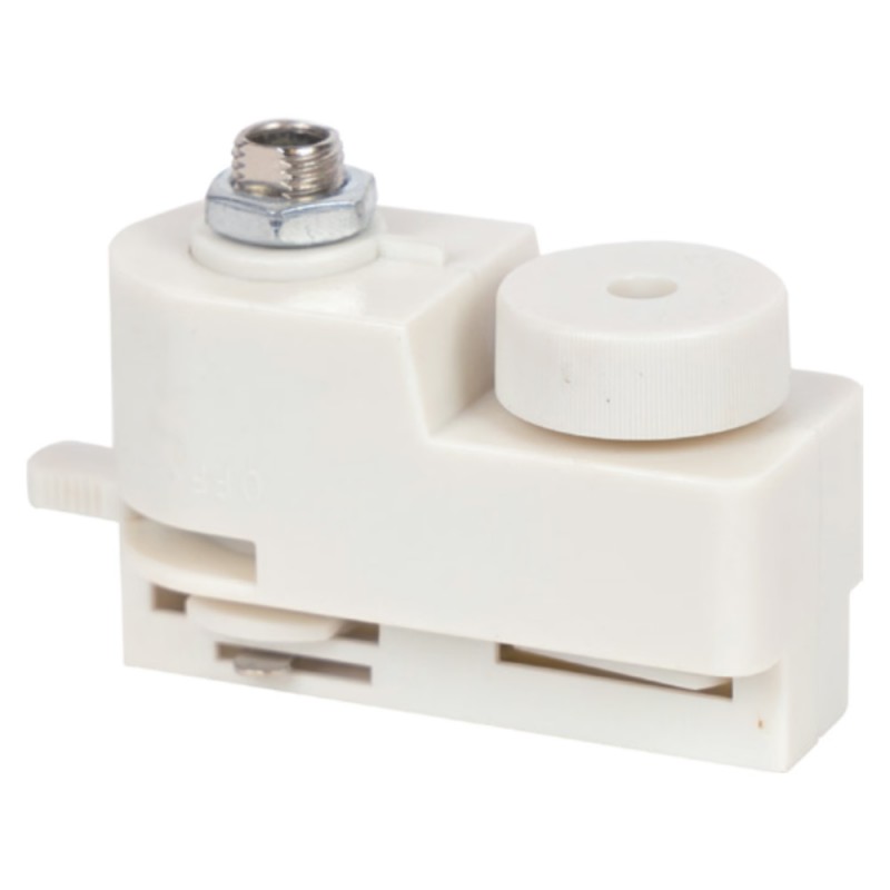 ADAPTOR RAIL 4 WIRE WITH WIRE 2m WHITE 145-59116