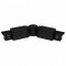 FLEXIBLE L-SHAPE CONJUCTION RAIL UNIVERSAL 4 LINES WITH POWER SUPPLY BLACK 145-59137