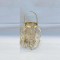 LANTERN,  METAL, GOLD, 20x22cm 819-00250
